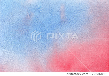 Abstract hand drawn watercolor background. Blue and red watercolored background. Abstract hand drawn watercolor background. Blue and red watercolored background. 72686898