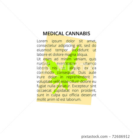 Label for medical cannabies wrapping or text Label for medical cannabies wrapping or text 72686912
