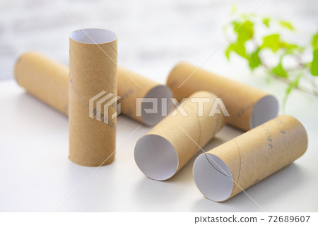 Toilet paper core used for crafting 72689607