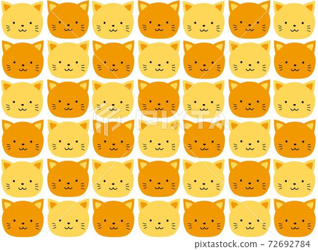 Cat pattern background illustration Cat pattern background illustration 72692784