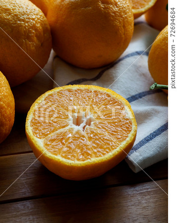 Fresh organic natural fruits Jeju Hallabong, citrus fruits 72694684