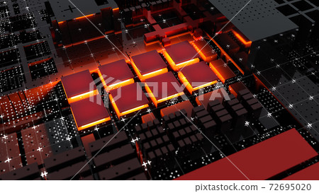 Abstract Central Computer Processors Concept.... - Stock Illustration ...
