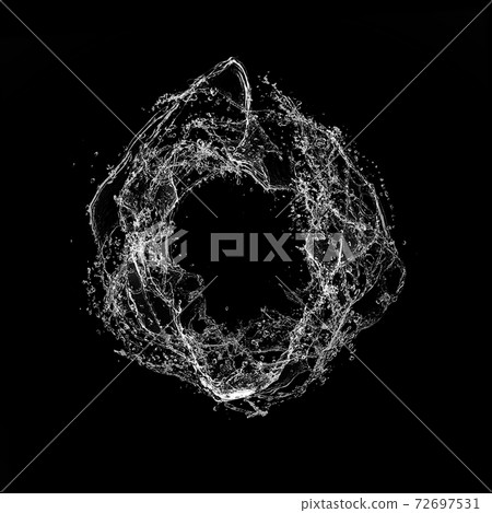 Water splash ring - Stock Illustration [72697531] - PIXTA