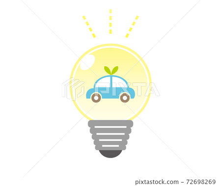 Environment / ecology vector illustration car eco car Environment / ecology vector illustration car eco car 72698269