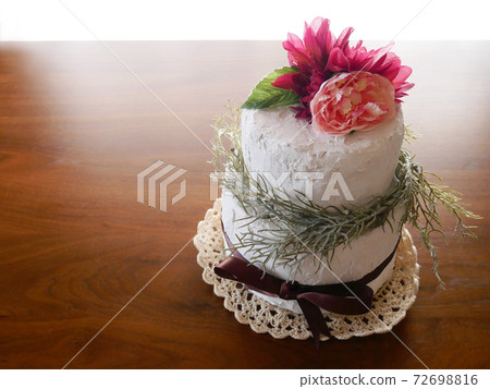 Clay cake handmade with clay 72698816