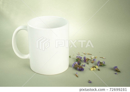 White mug and background production White mug and background production 72699281