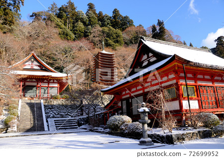 從左起，Danzan神社，Gonden，13層寶塔（神社），神社敬拜場所 72699952