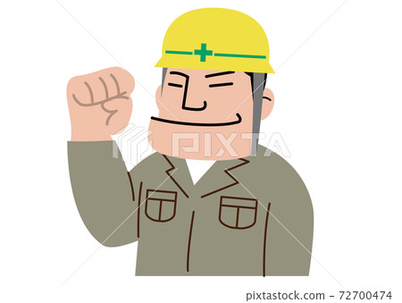 Construction worker male Construction worker male 72700474