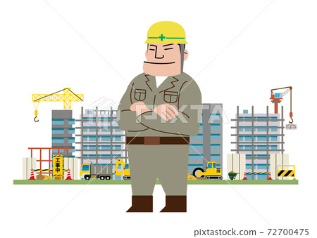 Construction worker male 72700475