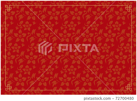 Chinese Japanese style frame frame background 72700480