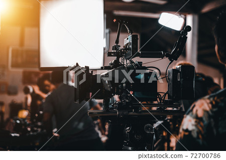 The film set professional camera crew 72700786