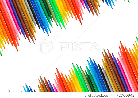 Multicolored markers or felt-tip pens Multicolored markers or felt-tip pens 72700942