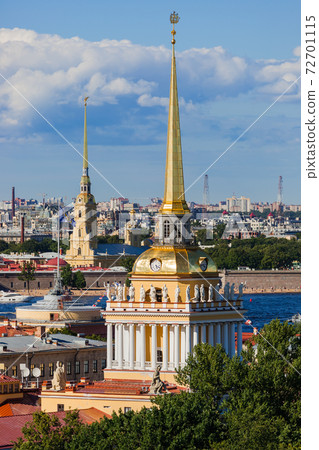 View from Saint Isaac's Cathedral - St. Petersburg Russia View from Saint Isaac's Cathedral - St. Petersburg Russia 72701115