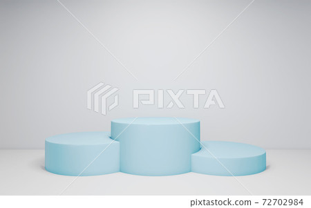 A simple pedestal inspired by a showcase or podium 72702984