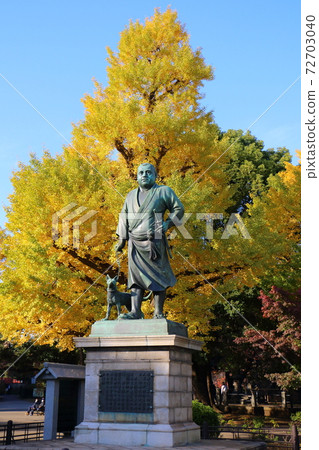 上野公園高森西鄉的雕像 上野公園高森西鄉的雕像 72703040