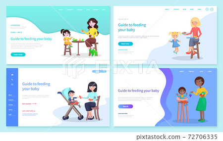 Guide to Feed Your Baby, Website Pages Collection 72706335