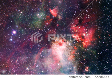 Cluster of stars. Nebula. Elements of this image furnished by NASA 72706643