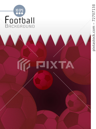 Abstract football graphic template with Qatar flag pattern BG 72707138
