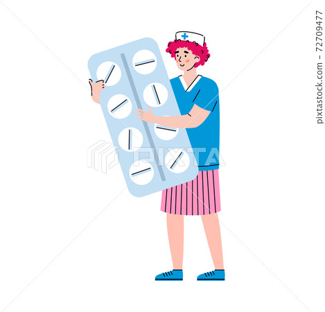 Doctor holding tablets for medical help, treatment, care ill people in hospital. Doctor holding tablets for medical help, treatment, care ill people in hospital. 72709477