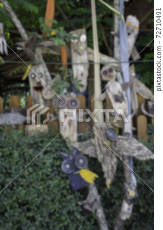 Home decorations made of wood Home decorations made of wood 72710491