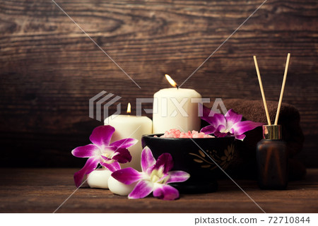 Thai Spa Treatments aroma therapy salt and nature sugar scrub massage 72710844