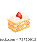 Rectangular shortcake 72710912