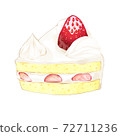 Triangular basic shortcake 72711236