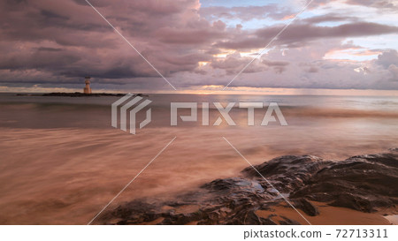 Seascape at lighthouse beacon in Khao lak, Phang nga 72713311
