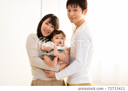 Family photo 8 month old baby 72713411