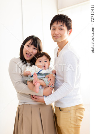 Family photo 8 month old baby 72713412
