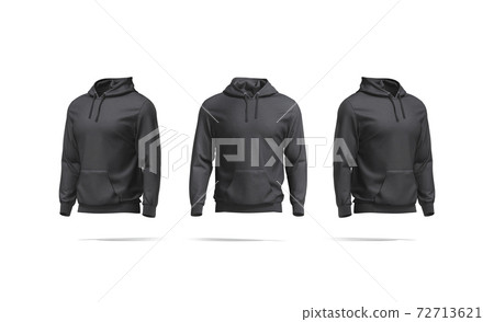 Download Blank White Hoodie With Hood Mockup Front And Stock Illustration 72713621 Pixta