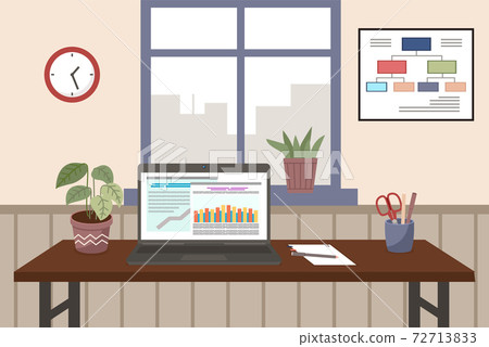 Laptop screen with audit investigation document with charts and graphs with indicators description Laptop screen with audit investigation document with charts and graphs with indicators description 72713833