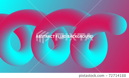 Abstract fluid gradient background, vector... - Stock Illustration ...