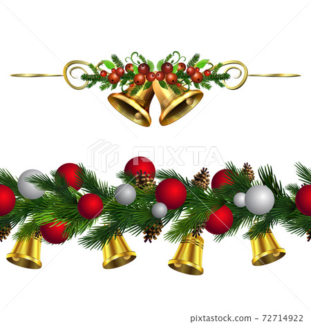 Christmas Holly brunches decoration vector Christmas Holly brunches decoration vector 72714922