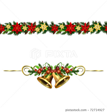 Christmas Holly brunches decoration vector Christmas Holly brunches decoration vector 72714927
