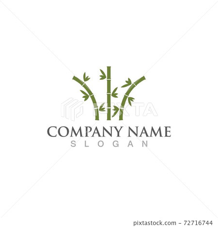 Bamboo Logo Template vector icon-插圖素材 [72716744] - PIXTA圖庫