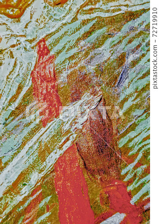 Abstract image painted with oil paints 72719910