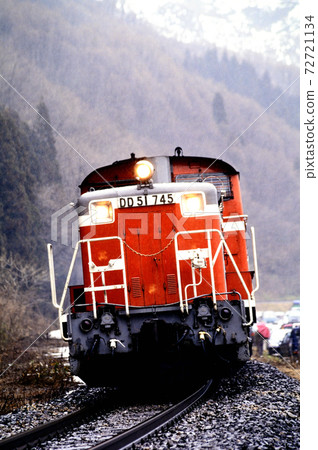 1997年，岩田西線DD51745柴油機車上線 72721134