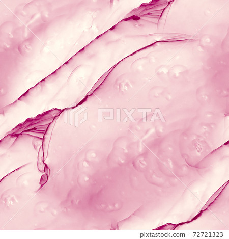 Alcohol ink pink seamless background. Colorful 72721323