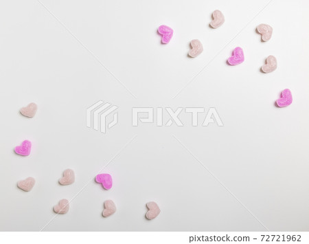 Heart-filled background material Heart-filled background material 72721962