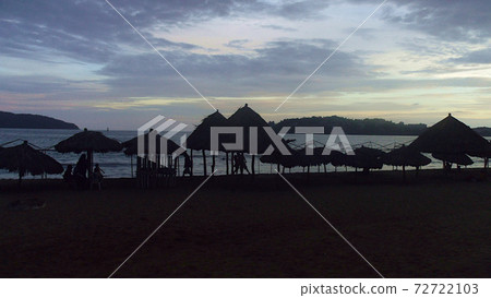 Nightfall on the coast of Acapulco, Mexico Nightfall on the coast of Acapulco, Mexico 72722103
