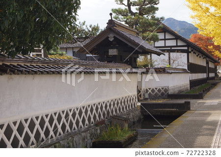 Namako wall and digging on Tonomachi Dori, Tsuwano Town, Shimane Prefecture Namako wall and digging on Tonomachi Dori, Tsuwano Town, Shimane Prefecture 72722328