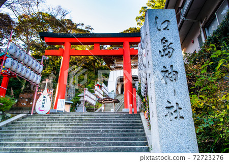 Enoshima, Fujisawa City, Kanagawa Prefecture Enoshima Shrine (Vermilion Torii) Enoshima, Fujisawa City, Kanagawa Prefecture Enoshima Shrine (Vermilion Torii) 72723276