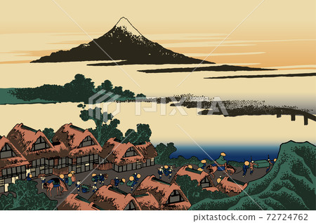 Katsushika Hokusai Image Koshu Akatsuki Izawa 72724762