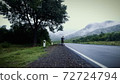 Dog Walk With Owner 72724794