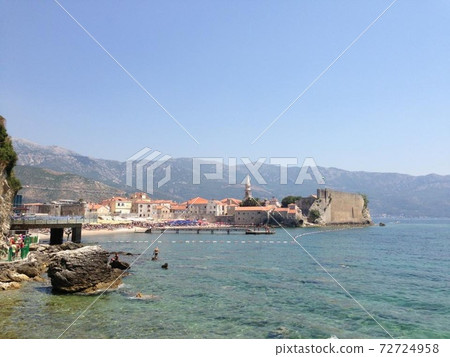 Old town seen from a location facing the Adriatic Sea Old town seen from a location facing the Adriatic Sea 72724958