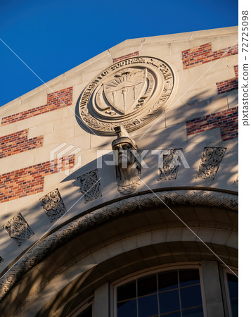 Afternoon sunny view of the Phyiscal Education Building 72725098