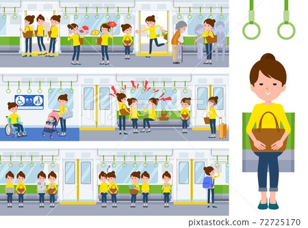 electric train, train, female 72725170