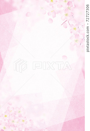 Sakura Japanese paper Japanese style background material Sakura Japanese paper Japanese style background material 72727306