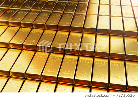 99.9% pure gold bar 72730520